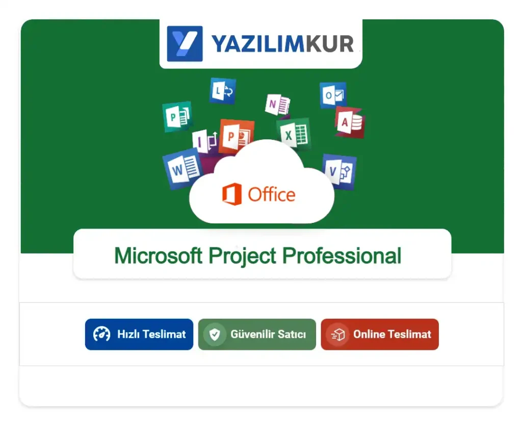 Microsoft Project Professional Key Satın Al