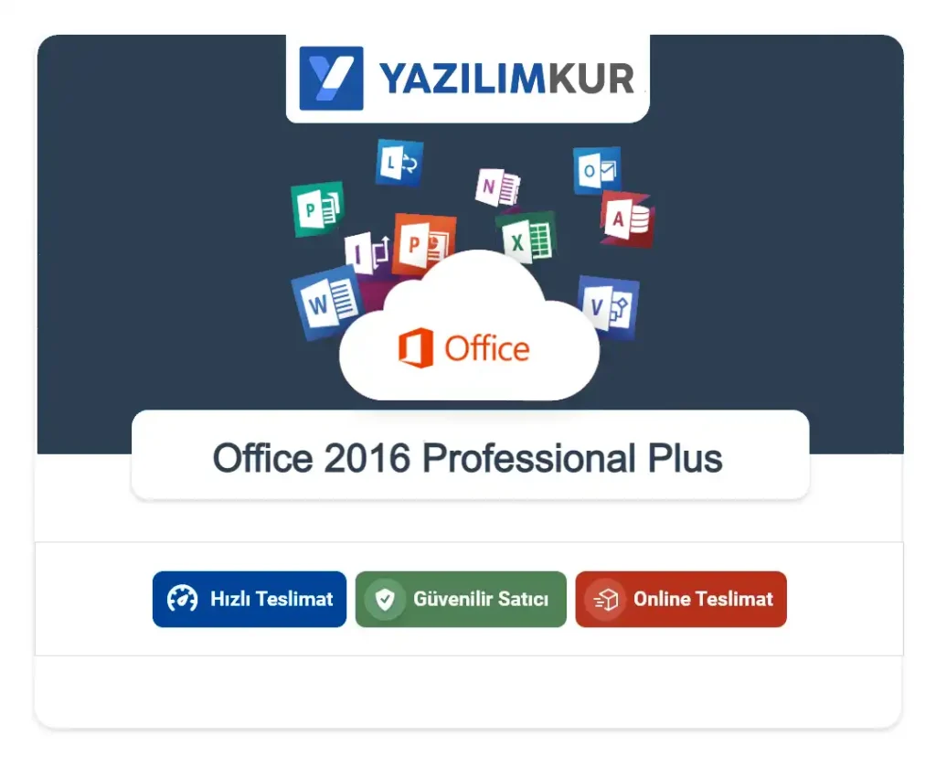 Office 2016 Professional Plus Lisans Key Satın Al