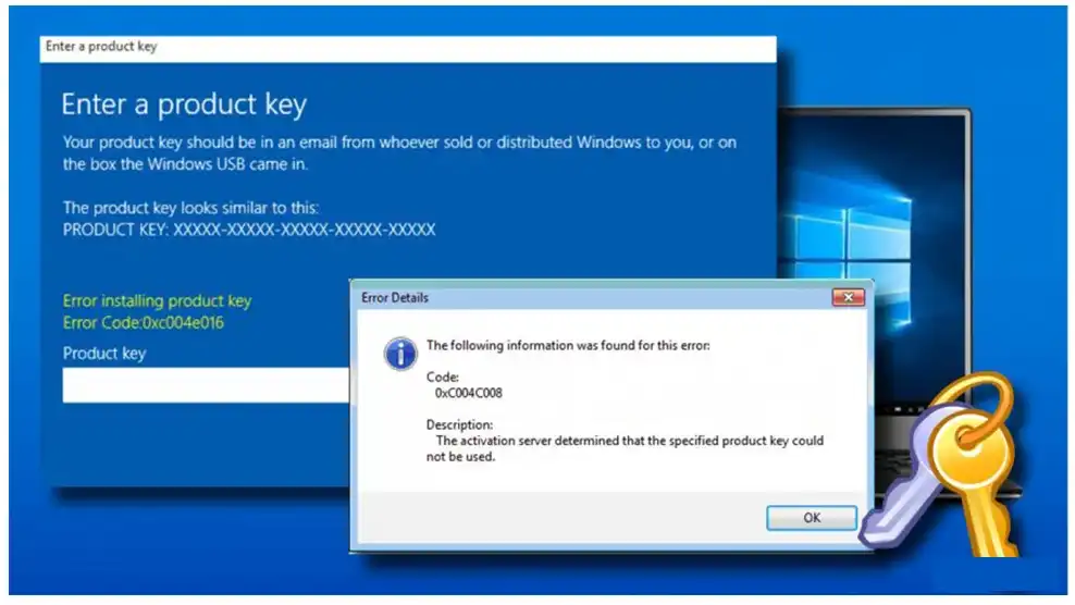 Windows Lisans Hatası 0xC004C008 ve Çözümü